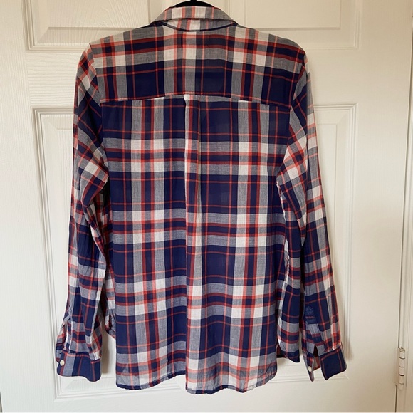 Old Navy Women’s Plaid Button Up Blouse - Picture 7 of 15